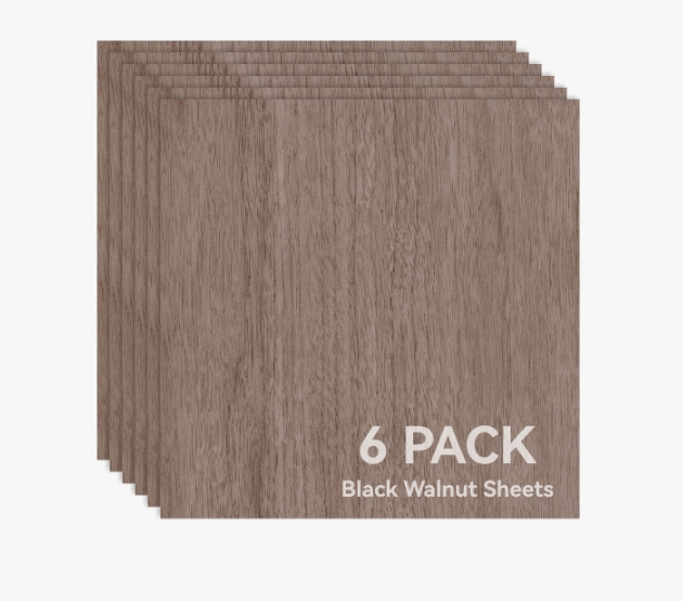 3mm Black Walnut Plywood (6pcs)