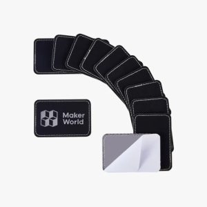 Rectangular PU Iron-on Patch (10pcs)
